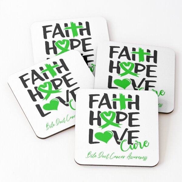 Item preview, Faith Hope Love Cure Bile Duct Cancer Awareness designed and sold by Grooffos.