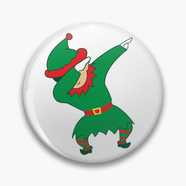 Item preview, Dabbing Elf Dance Christmas Holiday on White designed and sold by Ross-Sergey.
