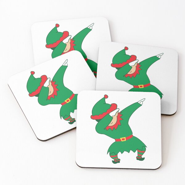 Item preview, Dabbing Elf Dance Christmas Holiday on White designed and sold by Ross-Sergey.