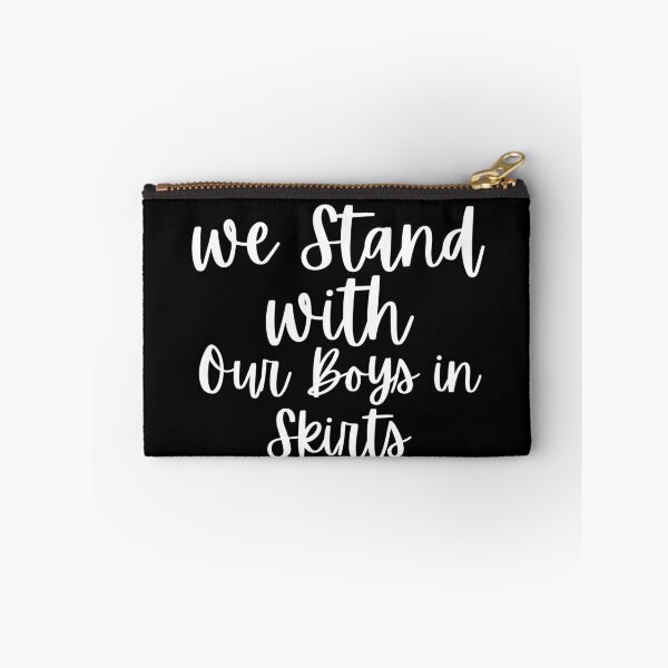 Item preview, we stand with our boys in skirts. Life, Love, Quotes, Typography. Mouse Pad designed and sold by NIKENchop.