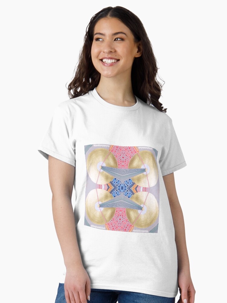 Thumbnail 2 of 7, Classic T-Shirt, Alien Gong Portal designed and sold by ShabadAtma.