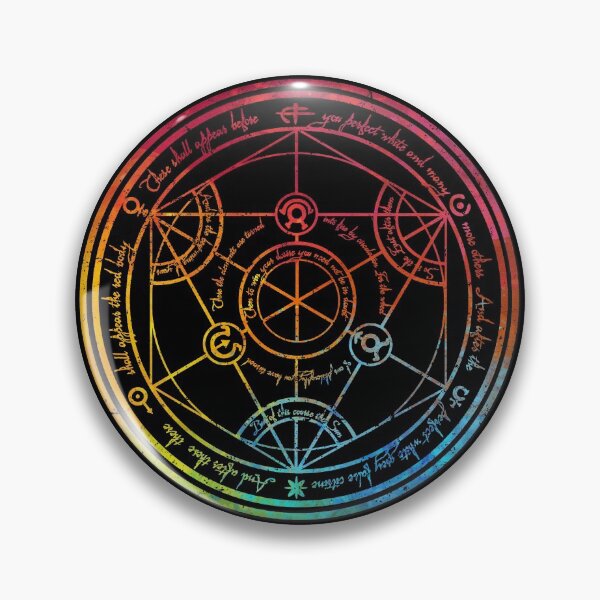 Item preview, Human Transmutation Circle - Colorful Watercolor designed and sold by maryedenoa.