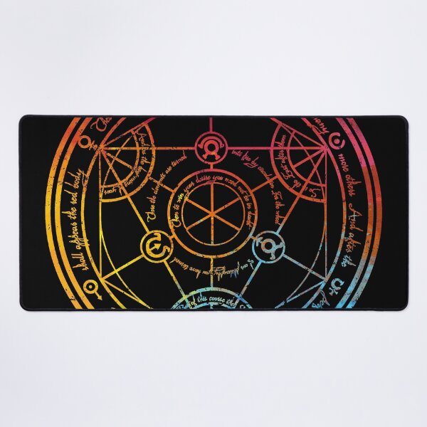 Item preview, Human Transmutation Circle - Colorful Watercolor designed and sold by maryedenoa.