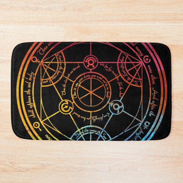 Item preview, Human Transmutation Circle - Colorful Watercolor designed and sold by maryedenoa.