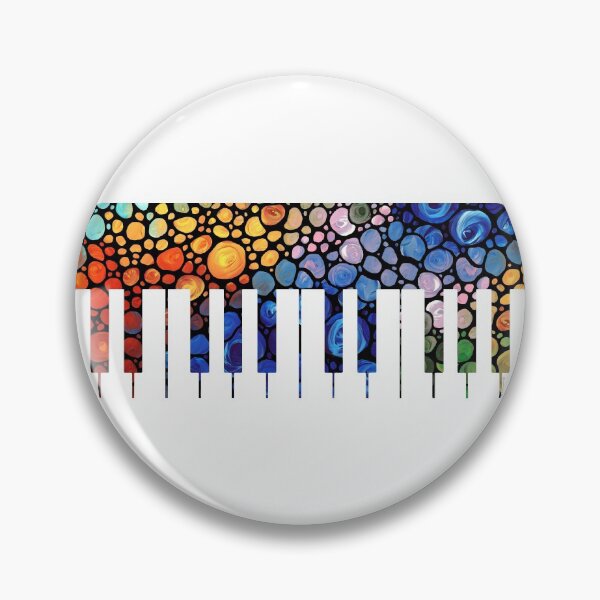 Item preview, Mosaic Music Colorful Piano Art by Sharon Cummings designed and sold by Sharon Cummings Art.