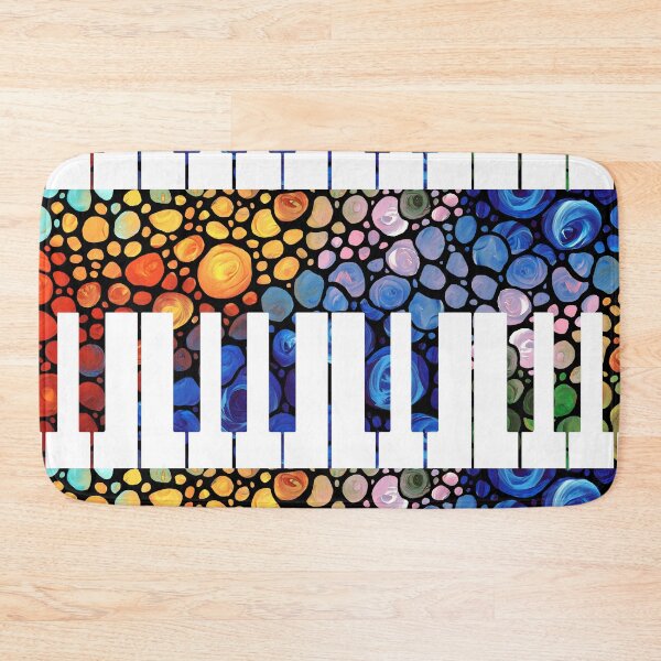 Item preview, Mosaic Music Colorful Piano Art by Sharon Cummings designed and sold by Sharon Cummings Art.