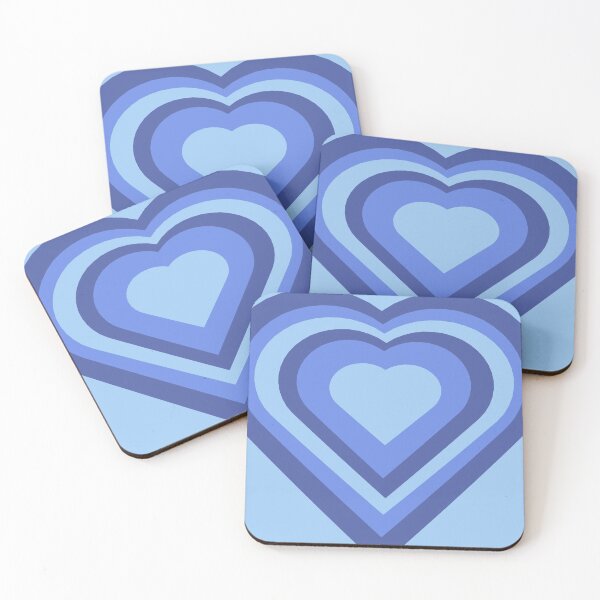 Item preview, aesthetic blue hearts design designed and sold by daisyfrances.