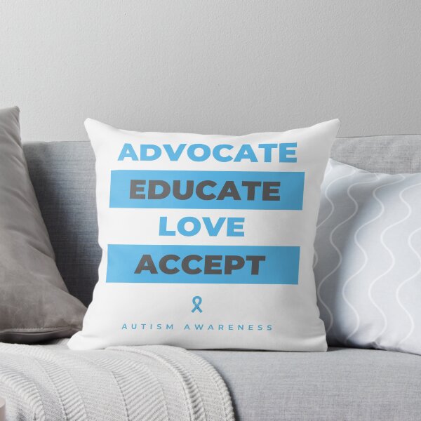 Item preview, Advocate Educate Love Accept & Autism Awareness designed and sold by Alicia Sullivan.