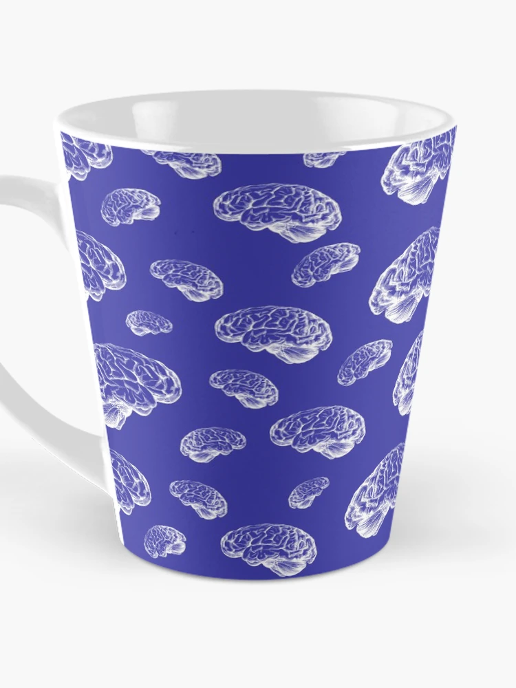 Thumbnail 3 of 4, Coffee Mug, Brain Pattern designed and sold by Cardinal Designs.