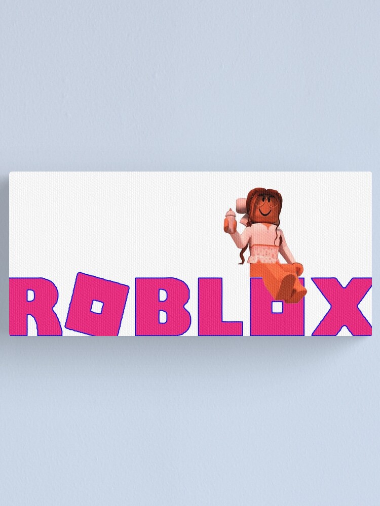 Roblox Girls Roblox Meganplays Aesthetic Roblox Girl Canvas Print For Sale By Pixdesign 