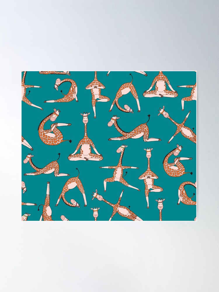 Punk Rock Red Leopard Pattern Yoga Mat by Gabriela Simon