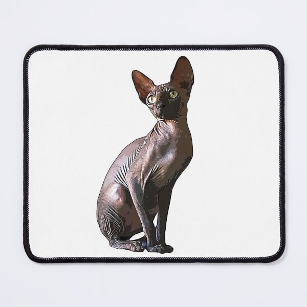 Artikelvorschau, Schwarze Sphynx-Katze entworfen und verkauft von Elarex.