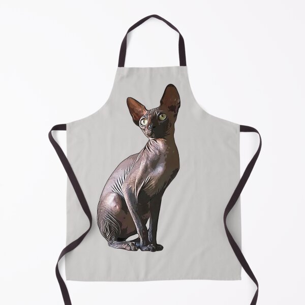 Item preview, Black Sphynx Cat designed and sold by Elarex.