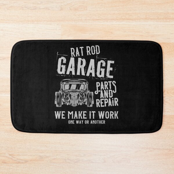 Artikelvorschau, Rat Rod Garage Wir machen es möglich entworfen und verkauft von TheCrazyBear.