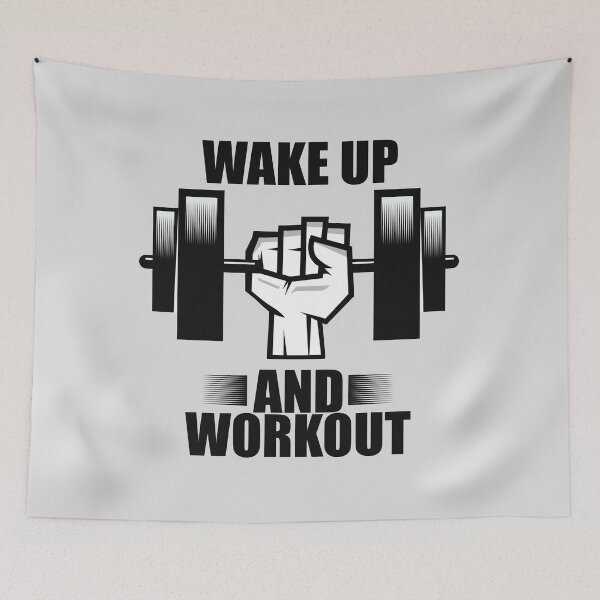Item preview, Wake Up And Workout - Gym Motivation designed and sold by motivationaltee.