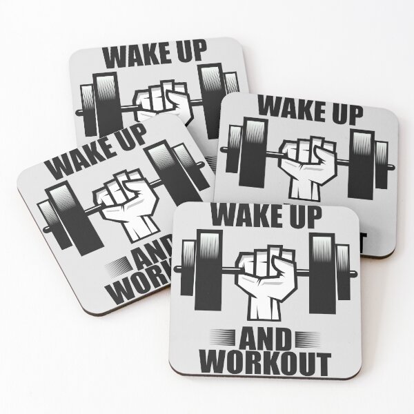 Item preview, Wake Up And Workout - Gym Motivation designed and sold by motivationaltee.