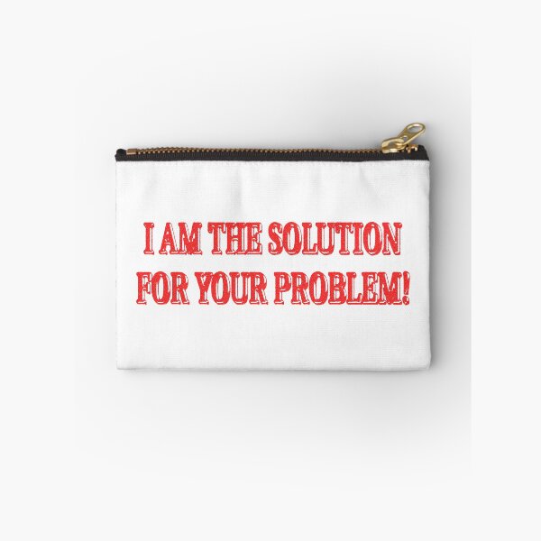 Item preview, Cute Artwork Design About "I AM THE SOLUTION" Buy Now designed and sold by Health And Fitness Posts e-Store.