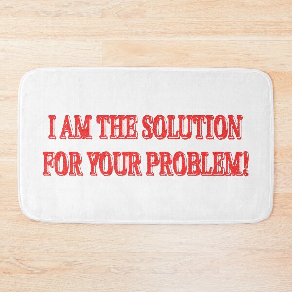 Item preview, Cute Artwork Design About "I AM THE SOLUTION" Buy Now designed and sold by Health And Fitness Posts e-Store.