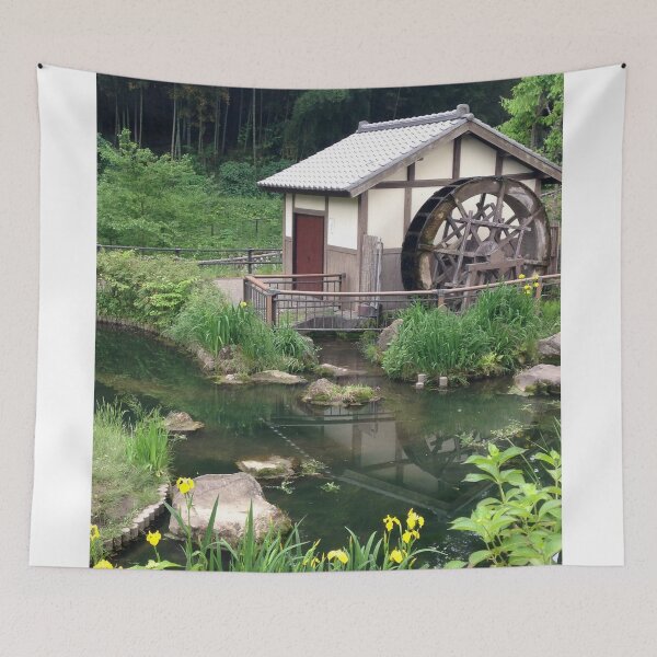 Item preview, Small Building with Waterwheel designed and sold by MiaRose85.