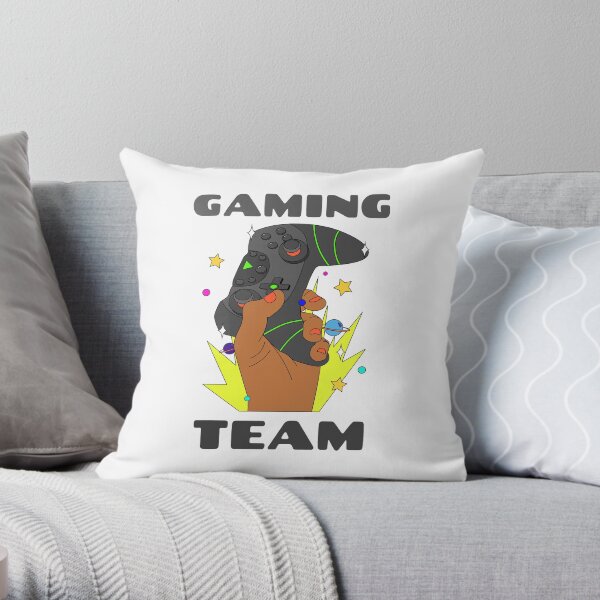 GAMING TEAM Throw Pillow