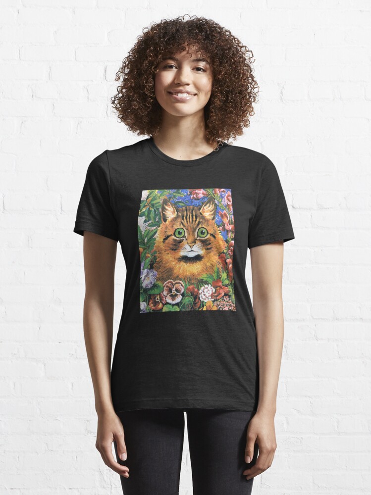 Cat study T-Shirt by Louis Wain - Pixels