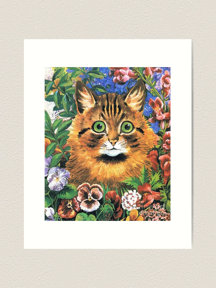 Louis Wain Christmas Party Art Print for Sale by raybondesigns