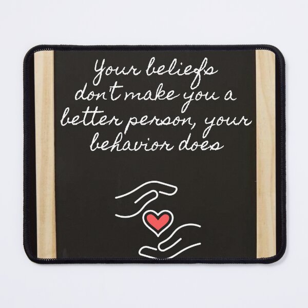 Item preview, Kindness Beliefs Behavior Quote designed and sold by Felicity-K.