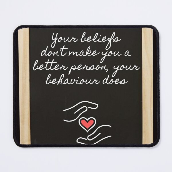 Item preview, Copy of Kindness Beliefs Behaviour Quote designed and sold by Felicity-K.