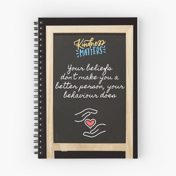 Item preview, Copy of Kindness Beliefs Behaviour Quote designed and sold by Felicity-K.