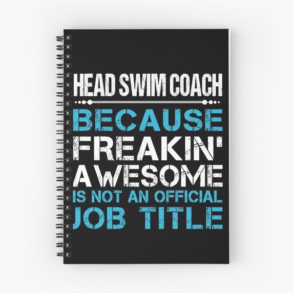 Item preview, Head Swim Coach T Shirt - Freaking Awesome Job Gift Item Tee designed and sold by oetate4774.