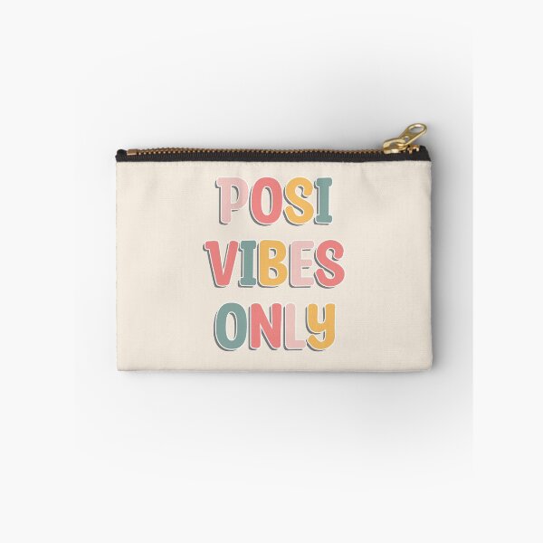 Item preview, Posi Vibes Only - Cute colorful text designed and sold by TheMajesticGoat.