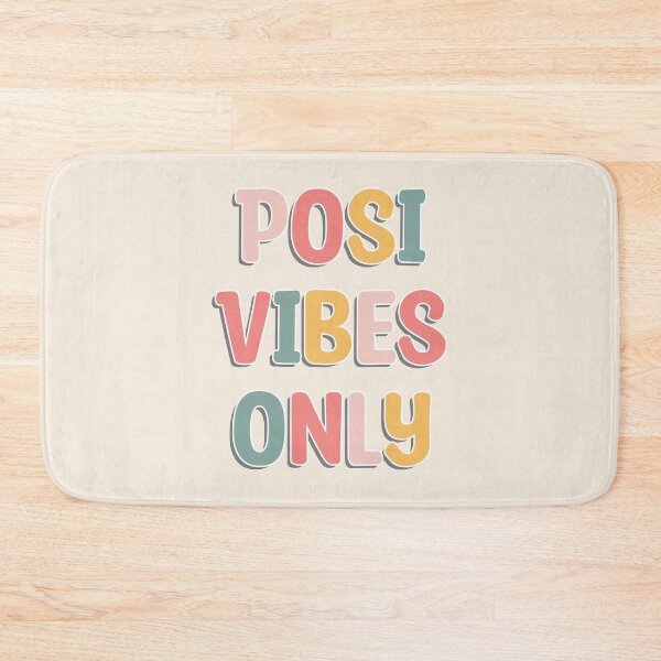 Item preview, Posi Vibes Only - Cute colorful text designed and sold by TheMajesticGoat.