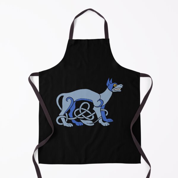 Item preview, Medieval Art Celtic Knot Blue Hound Or Dog designed and sold by Cat Lady Designs.