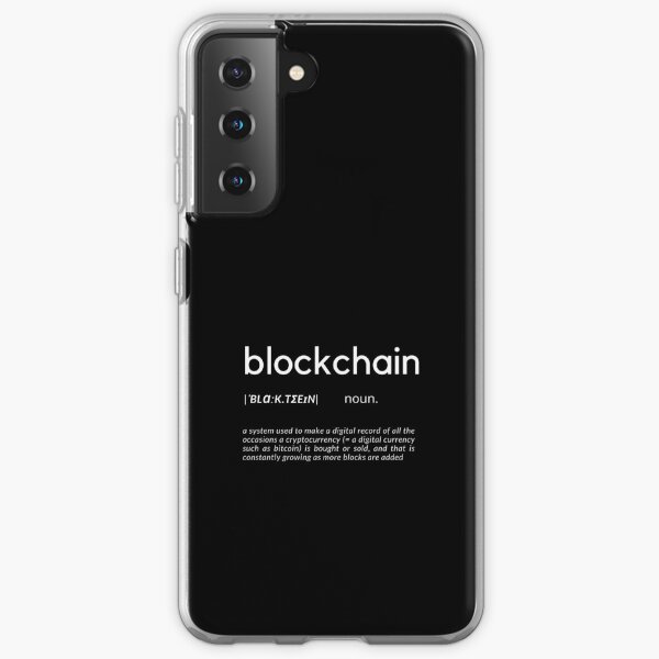 Définition de la blockchain Coque souple Samsung Galaxy