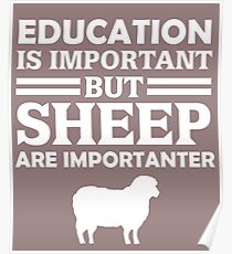 Sheep Is Importanter Poster