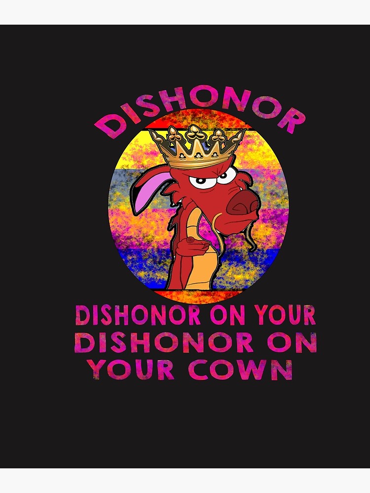 dishonor-on-your-dishonor-on-your-cow-poster-by-grimecrom-redbubble