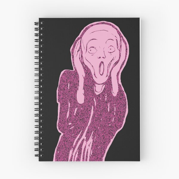 Item preview, The Scream  minimalized Lollipop Pink designed and sold by pelagio.