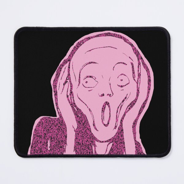 Item preview, The Scream minimalized Lollipop Pink designed and sold by pelagio.