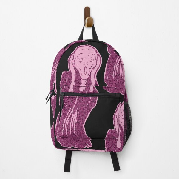 Item preview, The Scream minimalized Lollipop Pink designed and sold by pelagio.
