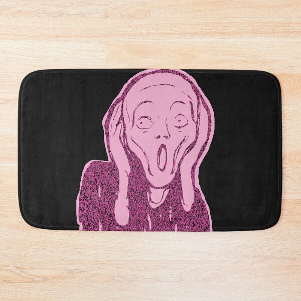 Item preview, The Scream  minimalized Lollipop Pink designed and sold by pelagio.
