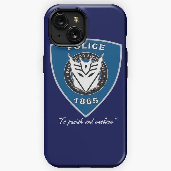 Transformers Decepticon Barricade Police Decal To Punish Enslave