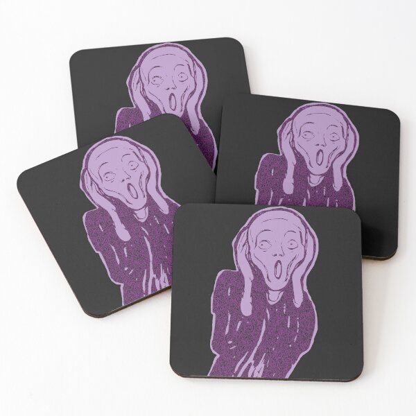 Item preview, The Scream  minimalized Lollipop Purple designed and sold by pelagio.