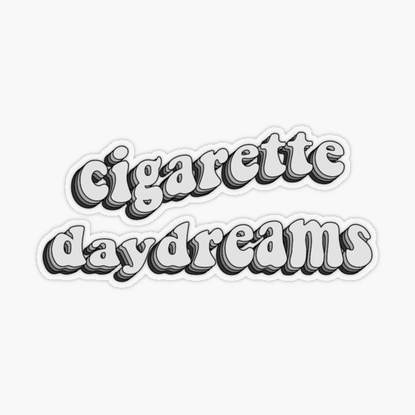 Cigarette Daydreams Lyrics Greeting Cards for Sale