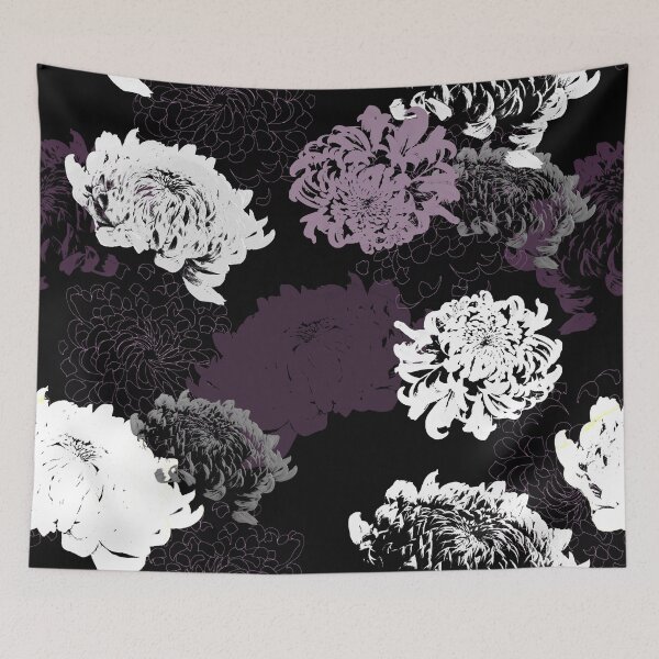 Item preview, Murasaki Kiku  紫菊 designed and sold by Digital-Floral.
