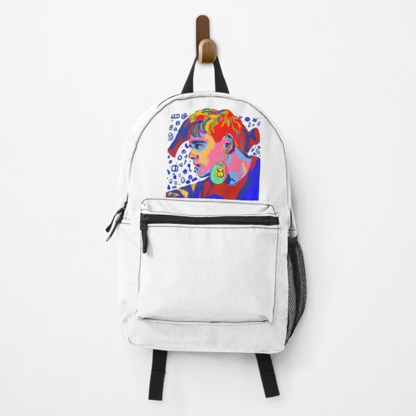 Item preview, awsten knight rainbow tamagotchi portrait (square) designed and sold by mol842.