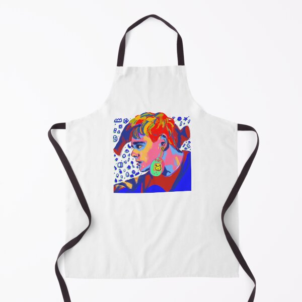 Item preview, awsten knight rainbow tamagotchi portrait (square) designed and sold by mol842.