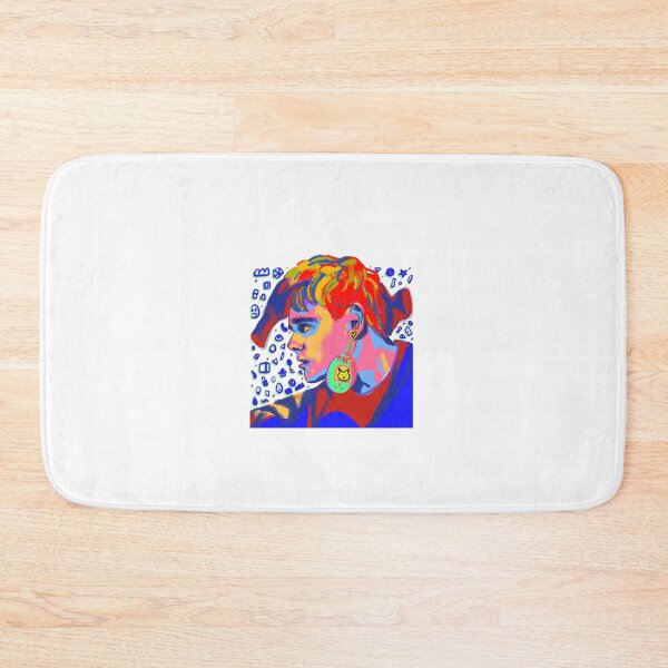 Item preview, awsten knight rainbow tamagotchi portrait (square) designed and sold by mol842.