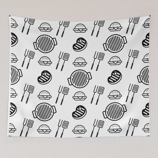 Item preview, Barbeque Style Tapestries and Throw Blankets designed and sold by VikeLite81.