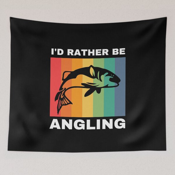 Item preview, I'd Rather Be Angling designed and sold by Crafty-Mornings.