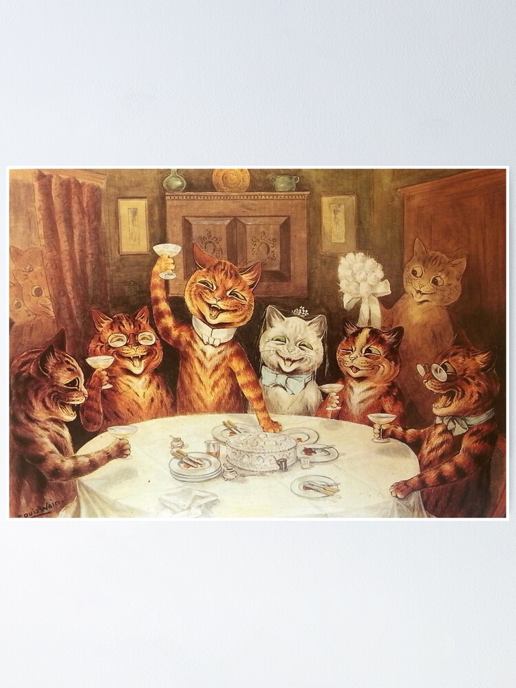 Louis Wain Cats III Art: Canvas Prints, Frames & Posters